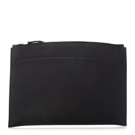 hermes bazar pouch|HERMES Togo Bazar Pouch Black 763914 .